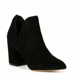 Best Pirce 👏 Chelsea & Violet Rubi Suede Pointed Toe Dip Ankle Booties Sand 😍 -Chelsea & Violet Sales unnamed file 101