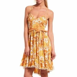 Best reviews of ⭐ Chelsea & Violet Chiquita Floral Crochet Mini 👗 Dress 🩱 Swimsuit Cover Up Multi 👏