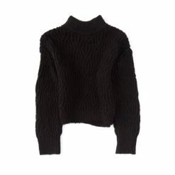 Cheap 🎁 Chelsea & Violet 👧 Girls Big 👧 Girls 7-16 Mock Neck Balloon Sleeve Cable Knit Sweater Garnet ⭐ -Chelsea & Violet Sales unnamed file 104