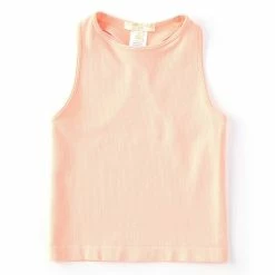 Top 10 😉 Chelsea & Violet Big 👧 Girls 7-16 Racer Back Rib Knit Tank Peach 😀