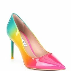 Best Pirce 🎉 Chelsea & Violet Carre Ombre Pointed Toe Pumps Rainbow 🎉
