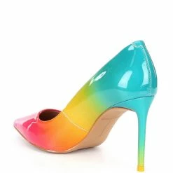 Best Pirce 🎉 Chelsea & Violet Carre Ombre Pointed Toe Pumps Rainbow 🎉 -Chelsea & Violet Sales unnamed file 1079