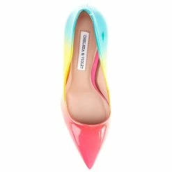 Best Pirce 🎉 Chelsea & Violet Carre Ombre Pointed Toe Pumps Rainbow 🎉 -Chelsea & Violet Sales unnamed file 1081