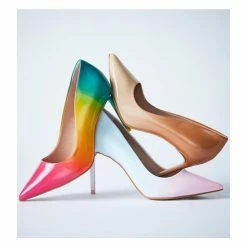 Best Pirce 🎉 Chelsea & Violet Carre Ombre Pointed Toe Pumps Rainbow 🎉 -Chelsea & Violet Sales unnamed file 1083