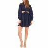 Brand new ❤️ Chelsea & Violet V-Neck Long Sleeve Cut-Out Mini 👗 Dress Classic Navy 🔥 -Chelsea & Violet Sales unnamed file 1084
