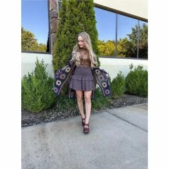 Best reviews of 👏 Chelsea & Violet Foulard Stamp Print Smocked Yoke Tiered Ruffle Mini 👗 Skirt Foulard Stamps 👍 -Chelsea & Violet Sales unnamed file 1103