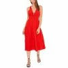 Deals 💯 Chelsea & Violet Sleeveless Tie V-Neck A-Line Tiered Criss Cross Back Detail Woven Midi 👗 Dress Flame Scarlet 😉 -Chelsea & Violet Sales unnamed file 1107