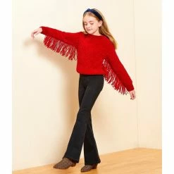 Hot Sale 😍 Chelsea & Violet 👧 Girls Big 👧 Girls 7-16 Seamed Flare Pull-On 👖 Jeans Bleach 🌟 -Chelsea & Violet Sales unnamed file 111