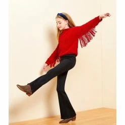 Hot Sale 😍 Chelsea & Violet 👧 Girls Big 👧 Girls 7-16 Seamed Flare Pull-On 👖 Jeans Bleach 🌟 -Chelsea & Violet Sales unnamed file 112