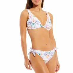 Deals 🥰 Chelsea & Violet Matisse Floral Print Over-the-Shoulder Bralette Swim Top Multi 🔥 -Chelsea & Violet Sales unnamed file 1145