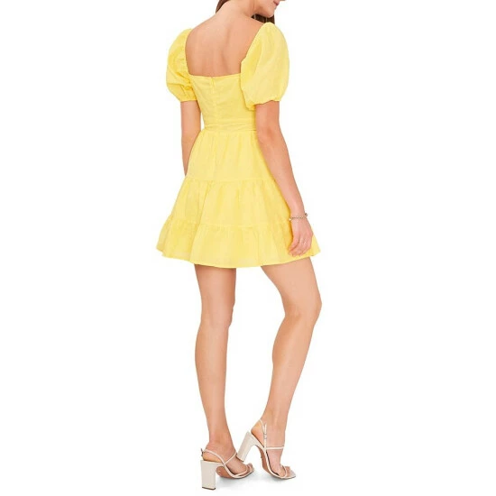 Best deal π€© Chelsea & Violet Tiered Short Puff Sleeve Tie V-Neck A-Line Mini π Dress Buttercup π₯° 4 Best deal π€© Chelsea & Violet Tiered Short Puff Sleeve Tie V-Neck A-Line Mini π Dress Buttercup π₯° - Image 2