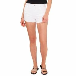 Best deal 😉 Chelsea & Violet High Rise Distressed Frayed Hem Stretch Denim Shorts Ultra White 🔔