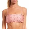 Cheapest 👍 Chelsea & Violet Forever Young Rosette Eyelet Ruffle Bandeau Swim Top 👍 -Chelsea & Violet Sales unnamed file 1224