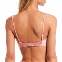 Cheapest 👍 Chelsea & Violet Forever Young Rosette Eyelet Ruffle Bandeau Swim Top 👍 -Chelsea & Violet Sales unnamed file 1226