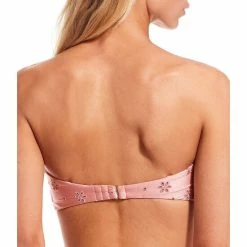 Cheapest 👍 Chelsea & Violet Forever Young Rosette Eyelet Ruffle Bandeau Swim Top 👍 -Chelsea & Violet Sales unnamed file 1227