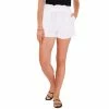 Top 10 🎁 Chelsea & Violet Paper Bag Waist Tie Belt Linen Shorts Ultra White 🎉