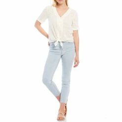 Top 10 🥰 Chelsea & Violet Raw Edge Stretch Crop Denim 👖 Jeans Lysee Wash ⭐ -Chelsea & Violet Sales unnamed file 1282