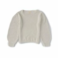 Promo 🎁 Chelsea & Violet 👧 Girls Big Girl 7-16 Crew Neck Textured Sweater Blush ✔️