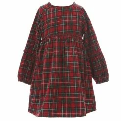 Best Pirce ❤️ Chelsea & Violet 👧 Girls Little 👧 Girls 2-6X Tartan Plaid Cord 👗 Dress 👍