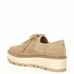 Best Sale 🎁 Chelsea & Violet Irena Suede Lace-Up Lug Sole Platform Oxfords Mink 😉 -Chelsea & Violet Sales unnamed file 259