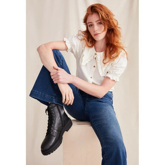 Buy π₯ Chelsea & Violet High Rise Stretch Indigo Denim 4-Pocket Flare π Jeans Quartz Wash π 7 Buy π₯ Chelsea & Violet High Rise Stretch Indigo Denim 4-Pocket Flare π Jeans Quartz Wash π - Image 5