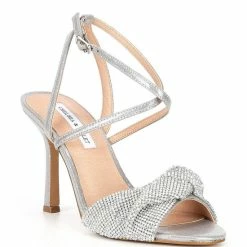 Cheapest 🥰 Chelsea & Violet Brandy Rhinestone Twist Ankle Strap 👗 Dress 🩴 Sandals Clear 🎁 -Chelsea & Violet Sales unnamed file 312