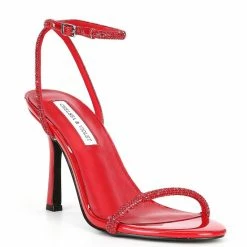 Promo ❤️ Chelsea & Violet Bonita Jeweled Ankle Strap 👗 Dress 🩴 Sandals Red 😍 -Chelsea & Violet Sales unnamed file 33