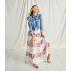 Deals 😀 Chelsea & Violet Point Collar Long Puff Shoulder Sleeve Denim Short Statement Jacket Rich Black 🤩 -Chelsea & Violet Sales unnamed file 334