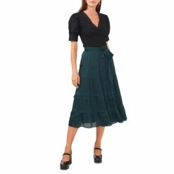 Best deal 👍 Chelsea & Violet Plisse Tiered Ruffle Bow 👗 Skirt Ponderosa Pine 🎁 -Chelsea & Violet Sales unnamed file 375