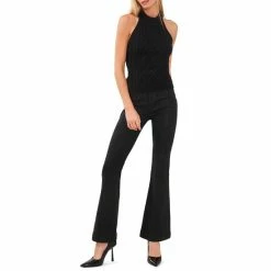 Wholesale 🔥 Chelsea & Violet Sleeveless Cable Knit Bow Tie Open Back Halter Top Rich Black ⭐ -Chelsea & Violet Sales unnamed file 387