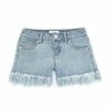 Buy 🥰 Chelsea & Violet 👧 Girls Big 👧 Girls 7-16 Distressed Fringe-Hem Denim Shorts White 😀 -Chelsea & Violet Sales unnamed file 402