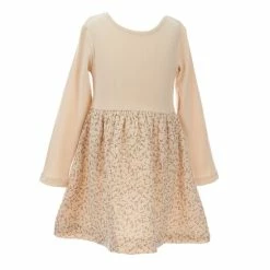 Best Pirce 👍 Chelsea & Violet 👧 Girls Little 👧 Girls 2-6X Rib Knit Ditsy Floral 👗 Dress Cream 💯