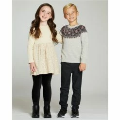 Best Pirce 👍 Chelsea & Violet 👧 Girls Little 👧 Girls 2-6X Rib Knit Ditsy Floral 👗 Dress Cream 💯 -Chelsea & Violet Sales unnamed file 421