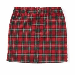 Buy ⭐ Chelsea & Violet 👧 Girls Little 👧 Girls 2-6x Paperbag Plaid 👗 Skirt 🎉