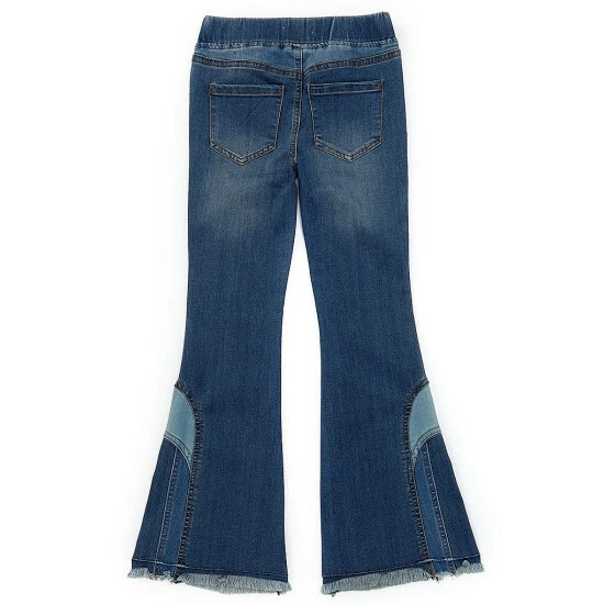 Brand new π― Chelsea & Violet Big π§ Girls 7-16 Patchwork-Inset Denim Flare Pull-On π Jeans Classic Wash π₯ 4 Brand new π― Chelsea & Violet Big π§ Girls 7-16 Patchwork-Inset Denim Flare Pull-On π Jeans Classic Wash π₯ - Image 2