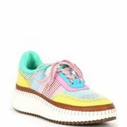 Deals ✔️ Chelsea & Violet Halle Multicolor Knit Platform Wedge 👟 Sneakers 👏