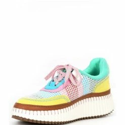 Deals ✔️ Chelsea & Violet Halle Multicolor Knit Platform Wedge 👟 Sneakers 👏 -Chelsea & Violet Sales unnamed file 452