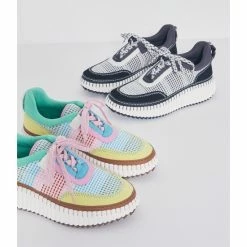 Deals ✔️ Chelsea & Violet Halle Multicolor Knit Platform Wedge 👟 Sneakers 👏 -Chelsea & Violet Sales unnamed file 455