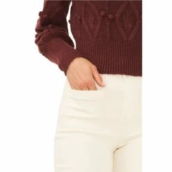 Top 10 ❤️ Chelsea & Violet High Rise Patch Pocket Stretch Denim Flare 👖 Jeans Toasted Ivory ✔️ -Chelsea & Violet Sales unnamed file 475