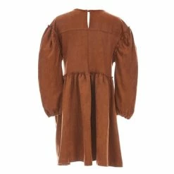 Promo ❤️ Chelsea & Violet Big 👧 Girls Faux Suede Baby Doll 👗 Dress Cherry ⌛ -Chelsea & Violet Sales unnamed file 492