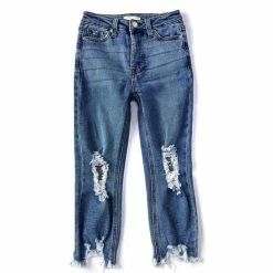 Best reviews of ⌛ Chelsea & Violet Chelsea & Violet 👧 Girls Big 👧 Girls 7-16 Distressed Denim Ankle Jean Medium Stone 😉