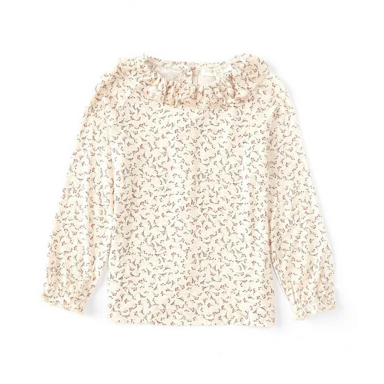 Budget π₯° Chelsea & Violet π§ Girls Little π§ Girls 2-6x Ditsy Jersey Tee Ivory π 3 Budget π₯° Chelsea & Violet π§ Girls Little π§ Girls 2-6x Ditsy Jersey Tee Ivory π