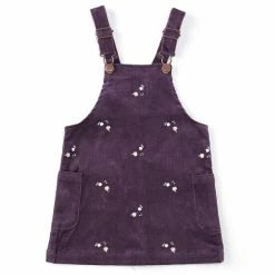 Outlet ⌛ Chelsea & Violet Baby 👧 Girls 12-24 Months Floral Applique Corduroy Jumper Light Brown 🤩 -Chelsea & Violet Sales unnamed file 536