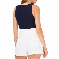 Brand new 😉 Chelsea & Violet Cropped Racer Crew Neck Sleeveless Knit Tee Flame Scarlet 🌟 -Chelsea & Violet Sales unnamed file 547