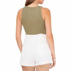 Brand new 😉 Chelsea & Violet Cropped Racer Crew Neck Sleeveless Knit Tee Flame Scarlet 🌟 -Chelsea & Violet Sales unnamed file 550