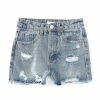 New ⭐ Chelsea & Violet Big 👧 Girls 7-16 High Rise Distressed Frayed Denim Shorts Blue 👍 -Chelsea & Violet Sales unnamed file 552