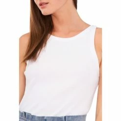 Promo 🛒 Chelsea & Violet Cropped Racer Crew Neck Sleeveless Ribbed Knit Tank Top Black 🔥 -Chelsea & Violet Sales unnamed file 573