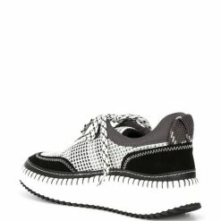 Flash Sale 🧨 Chelsea & Violet Halle Knit Platform Wedge 👟 Sneakers Black/multi 😀 -Chelsea & Violet Sales unnamed file 592