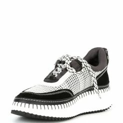 Flash Sale 🧨 Chelsea & Violet Halle Knit Platform Wedge 👟 Sneakers Black/multi 😀 -Chelsea & Violet Sales unnamed file 593