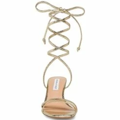 Top 10 ⭐ Chelsea & Violet Jalissa Metallic Ankle Wrap 👗 Dress 🩴 Sandals Light Gold 😉 -Chelsea & Violet Sales unnamed file 639
